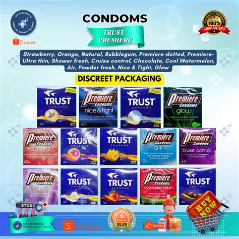 types of trust condoms.